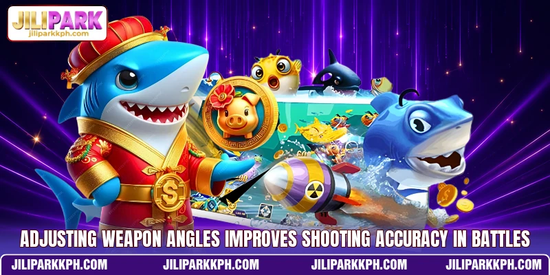 Adjusting weapon angles improves shooting accuracy in battles