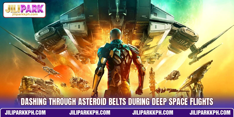 Dashing through asteroid belts during deep space flights