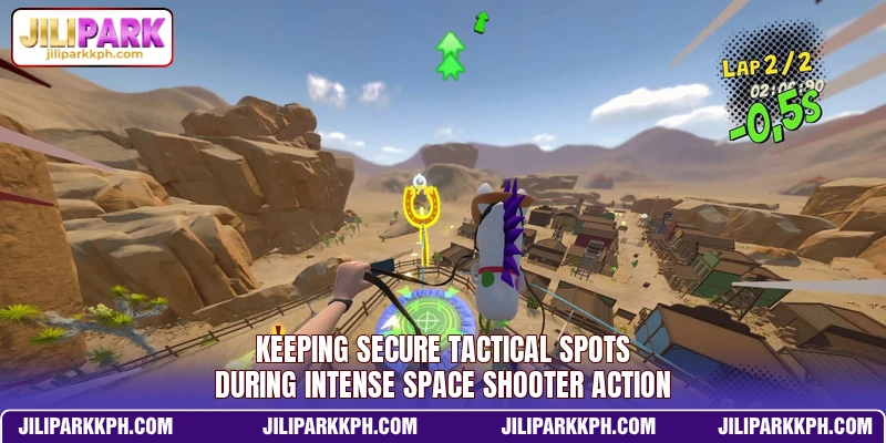 Keeping secure tactical spots during intense space shooter action
