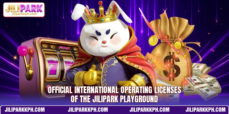 Official international operating licenses of the JILIPARK playground
