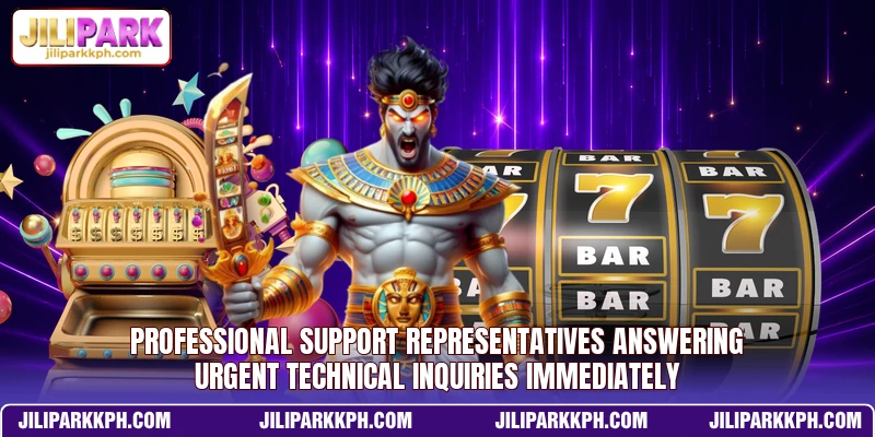 Professional support representatives answering urgent technical inquiries immediately