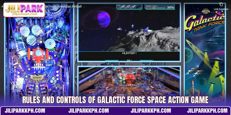 Rules and controls of Galactic Force space action game